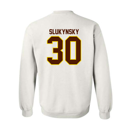 Western Michigan - NCAA Men's Ice Hockey : Hampton Slukynsky - Classic Shersey Crewneck Sweatshirt-1