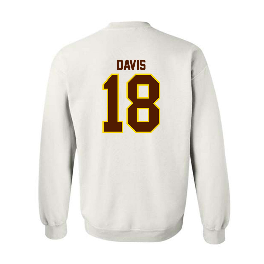 Western Michigan - NCAA Football : Micah Davis - Classic Shersey Crewneck Sweatshirt-1