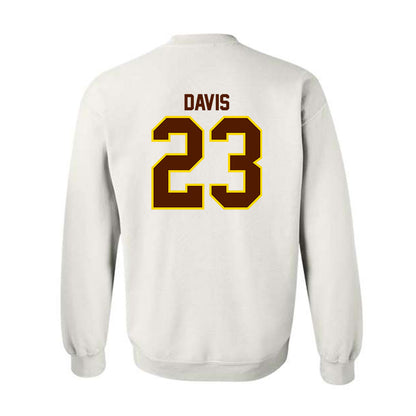 Western Michigan - NCAA Football : Jayden Davis - Classic Shersey Crewneck Sweatshirt-1
