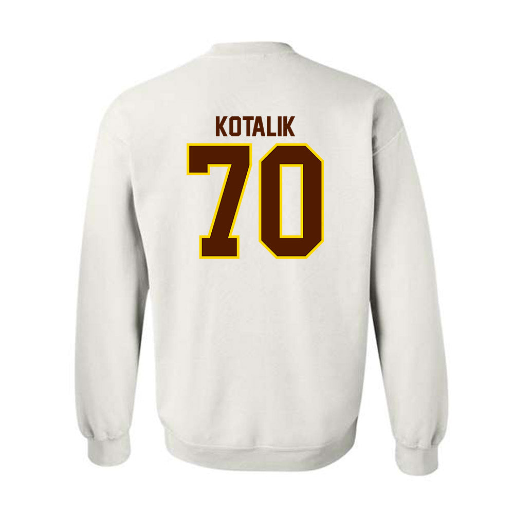 Western Michigan - NCAA Football : KJ Kotalik - Classic Shersey Crewneck Sweatshirt-1