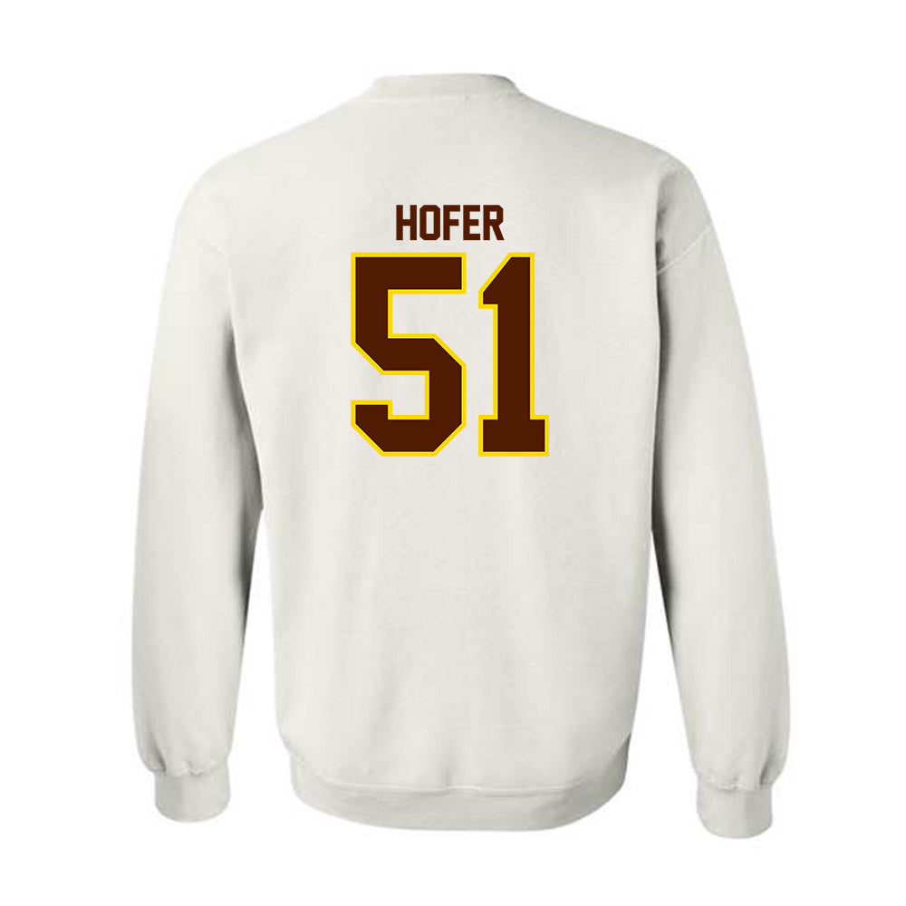 Western Michigan - NCAA Football : John Hofer - Classic Shersey Crewneck Sweatshirt-1