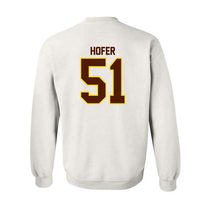 Western Michigan - NCAA Football : John Hofer - Classic Shersey Crewneck Sweatshirt-1