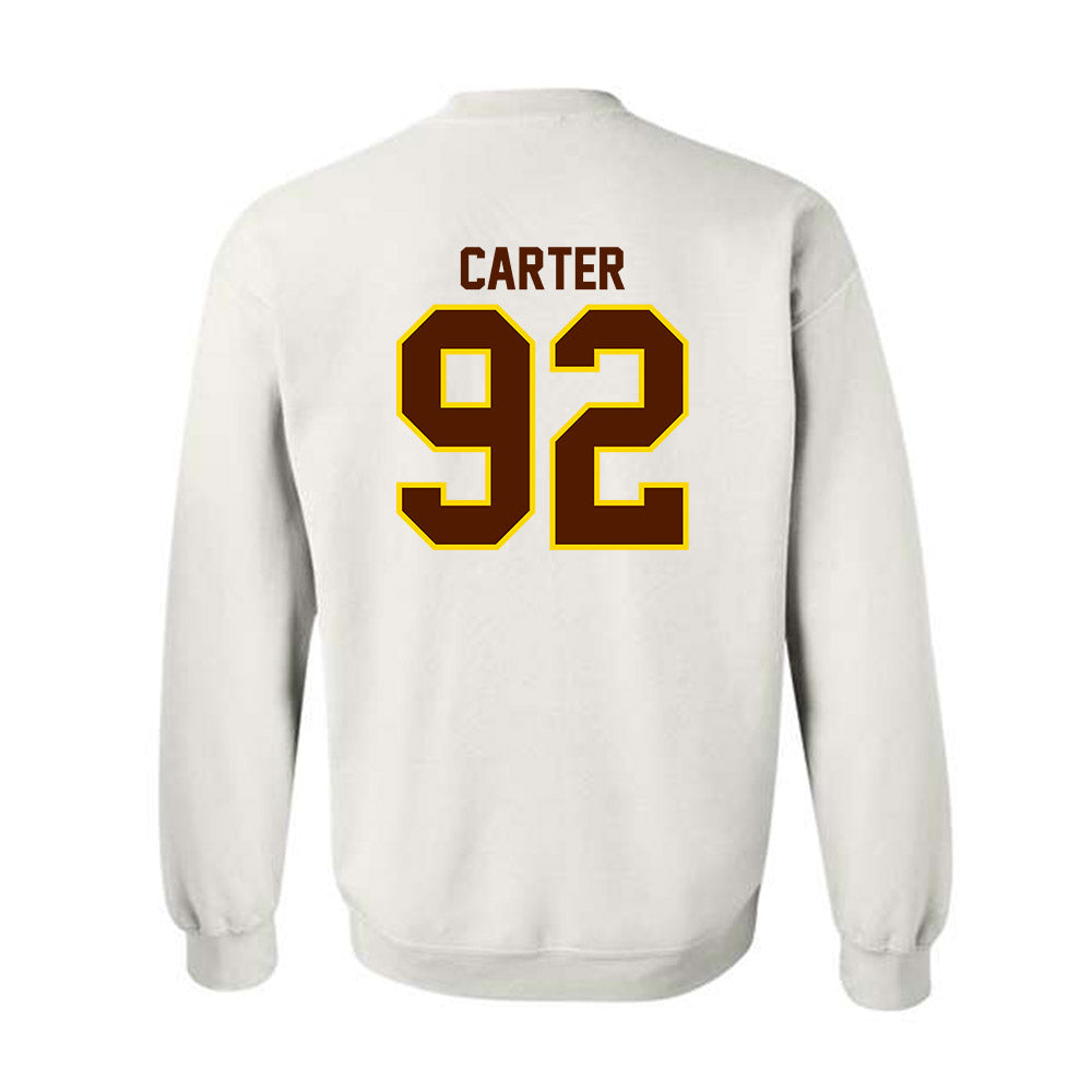 Western Michigan - NCAA Football : Gian Carter - Classic Shersey Crewneck Sweatshirt-1