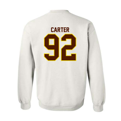 Western Michigan - NCAA Football : Gian Carter - Classic Shersey Crewneck Sweatshirt-1
