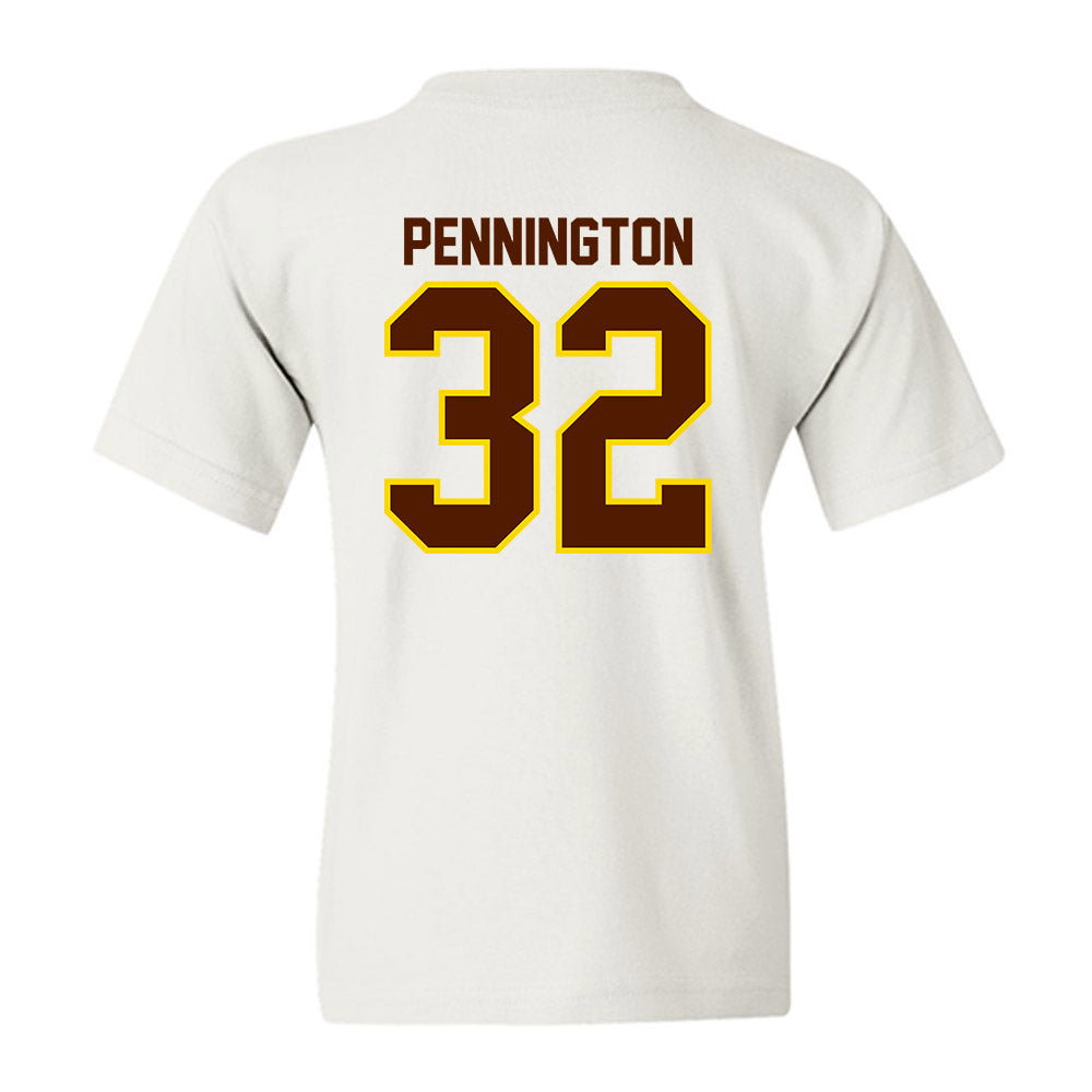 Western Michigan - NCAA Football : Derek Pennington - Classic Shersey Youth T-Shirt-1