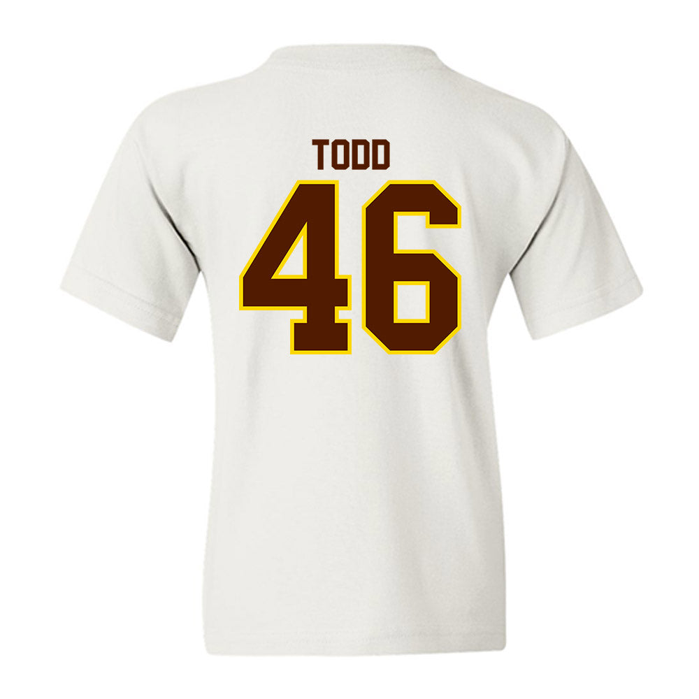 Western Michigan - NCAA Football : RJ Todd - Classic Shersey Youth T-Shirt-1
