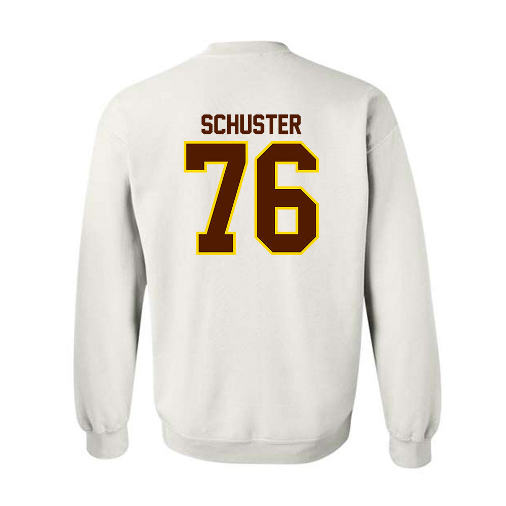 Western Michigan - NCAA Football : Chad Schuster - Classic Shersey Crewneck Sweatshirt-1
