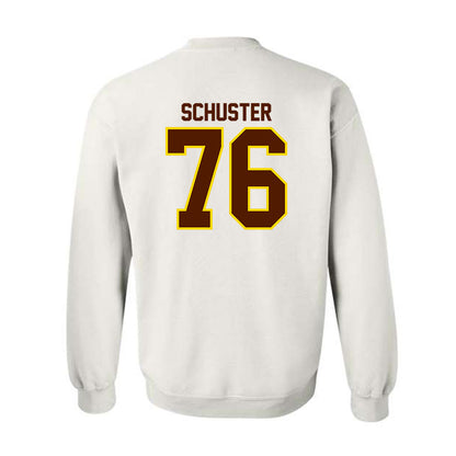 Western Michigan - NCAA Football : Chad Schuster - Classic Shersey Crewneck Sweatshirt-1
