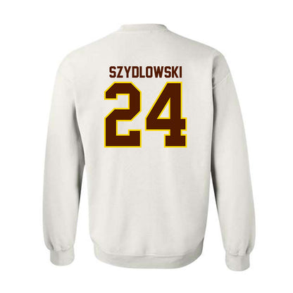 Western Michigan - NCAA Men's Ice Hockey : Garrett Szydlowski - Classic Shersey Crewneck Sweatshirt-1