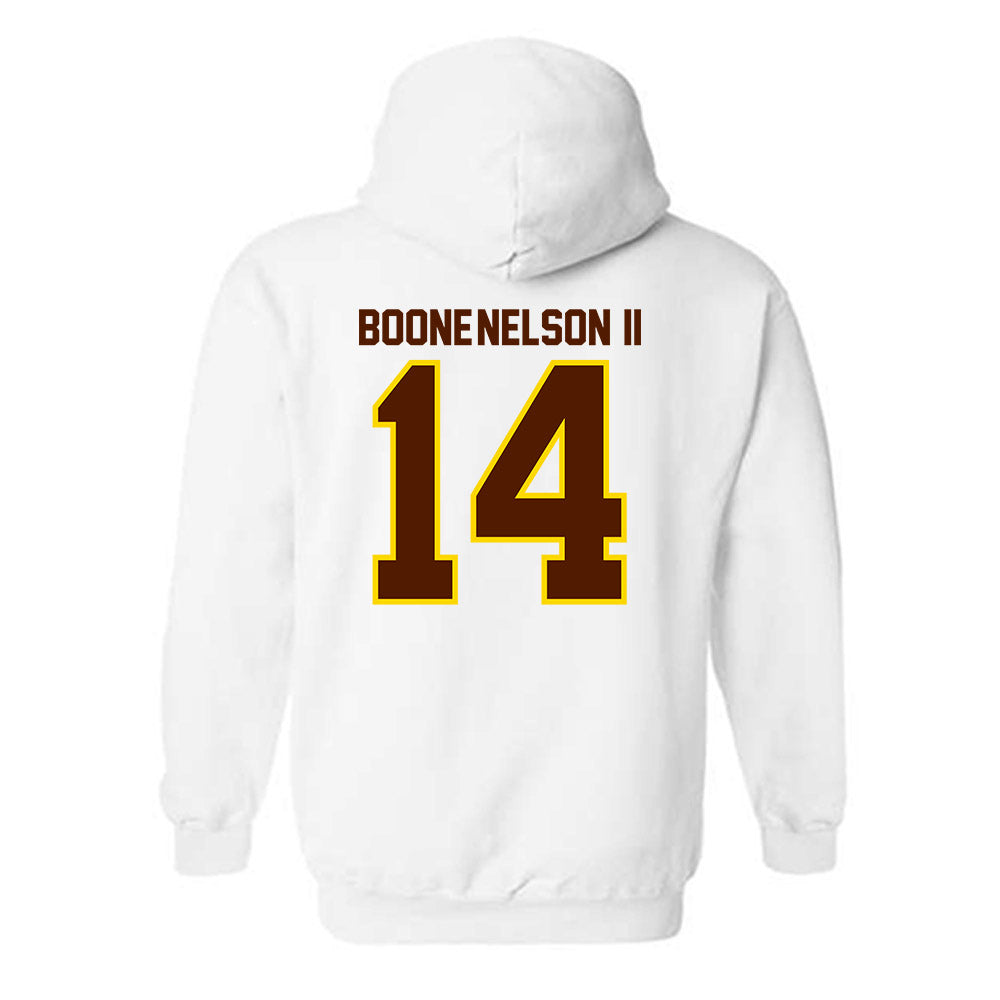 Western Michigan - NCAA Football : Keivin Boone-Nelson II - Classic Shersey Hooded Sweatshirt-1