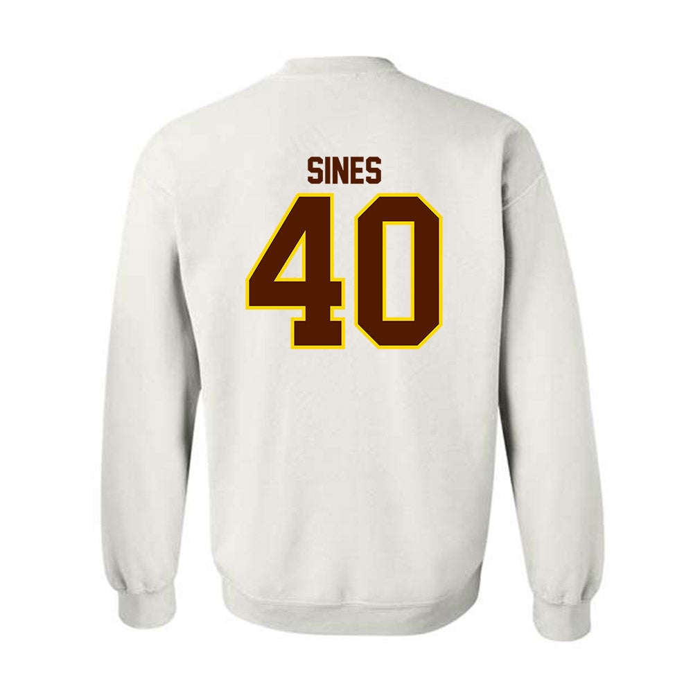 Western Michigan - NCAA Football : Nathan Sines - Classic Shersey Crewneck Sweatshirt-1