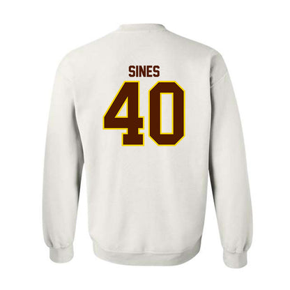 Western Michigan - NCAA Football : Nathan Sines - Classic Shersey Crewneck Sweatshirt-1