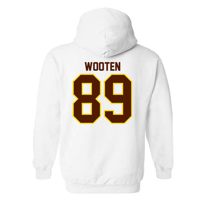 Western Michigan - NCAA Football : Brennan Wooten - Classic Shersey Hooded Sweatshirt-1