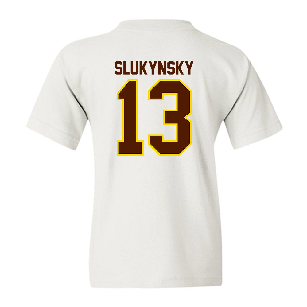 Western Michigan - NCAA Men's Ice Hockey : Grant Slukynsky - Classic Shersey Youth T-Shirt-1