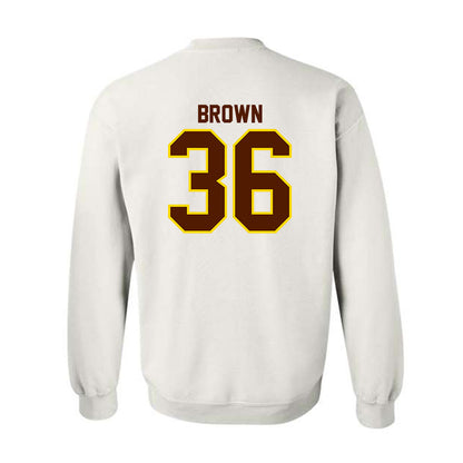 Western Michigan - NCAA Football : Freddy Brown - Classic Shersey Crewneck Sweatshirt-1