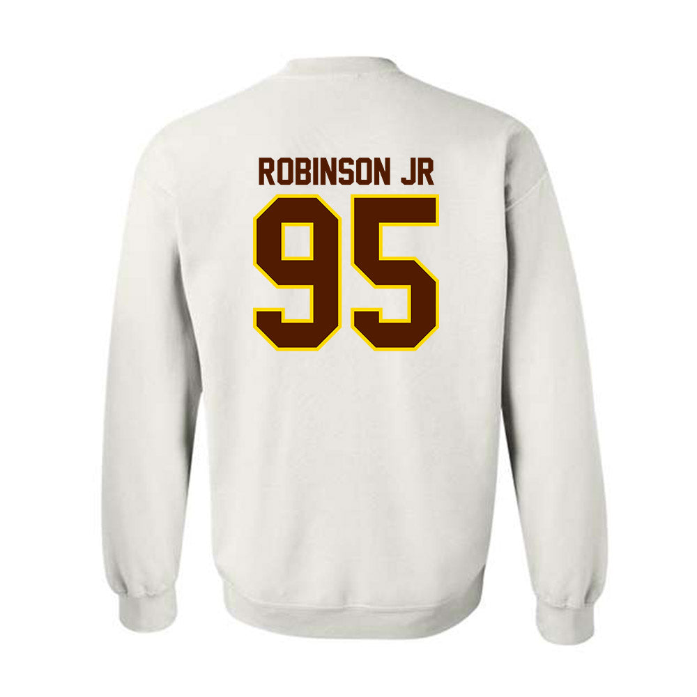 Western Michigan - NCAA Football : DeShawn Robinson Jr - Classic Shersey Crewneck Sweatshirt-1