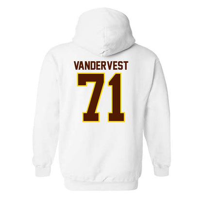 Western Michigan - NCAA Football : Adam Vandervest - Classic Shersey Hooded Sweatshirt-1