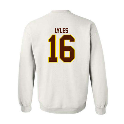 Western Michigan - NCAA Football : Jaden Lyles - Classic Shersey Crewneck Sweatshirt-1