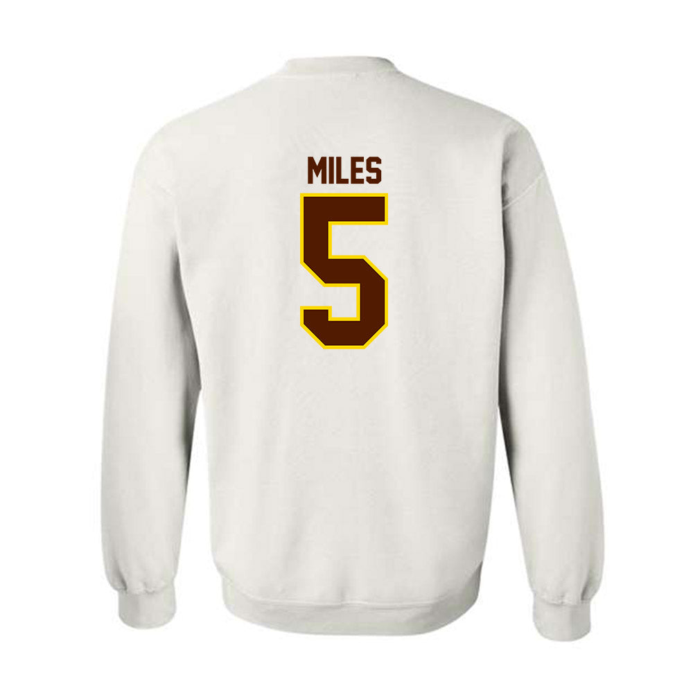 Western Michigan - NCAA Football : Devin Miles - Classic Shersey Crewneck Sweatshirt-1