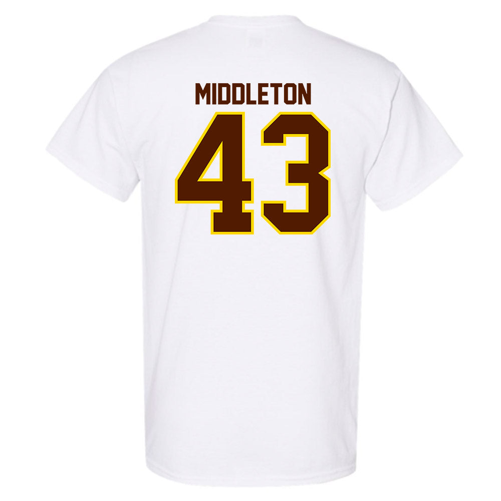 Western Michigan - NCAA Baseball : Cooper Middleton - Classic Shersey T-Shirt-1