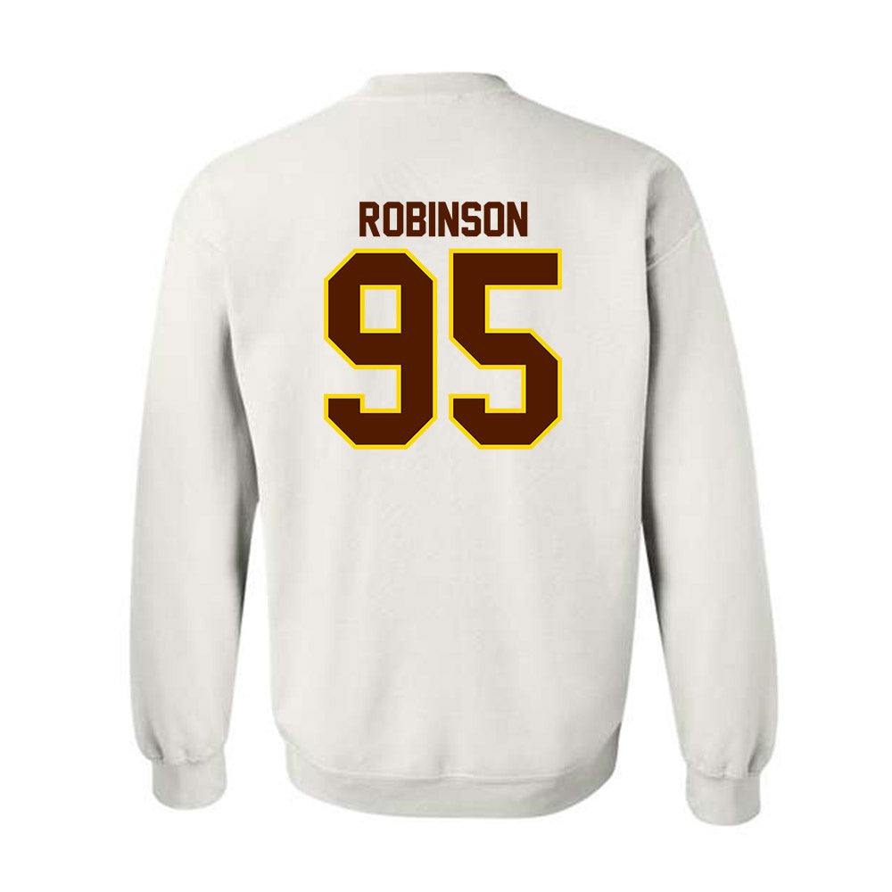 Western Michigan - NCAA Football : DeShawn Robinson - Classic Shersey Crewneck Sweatshirt-1