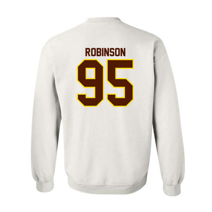 Western Michigan - NCAA Football : DeShawn Robinson - Classic Shersey Crewneck Sweatshirt-1