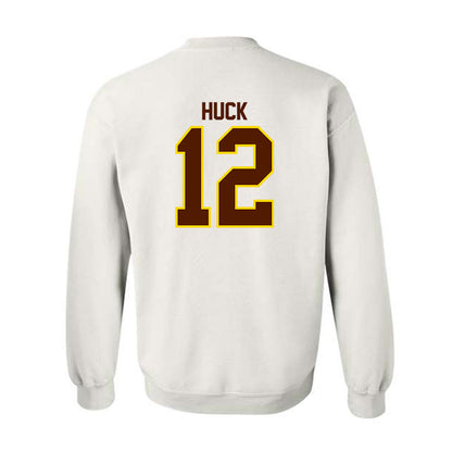 Western Michigan - NCAA Men's Ice Hockey : Samuel Huck - Classic Shersey Crewneck Sweatshirt-1