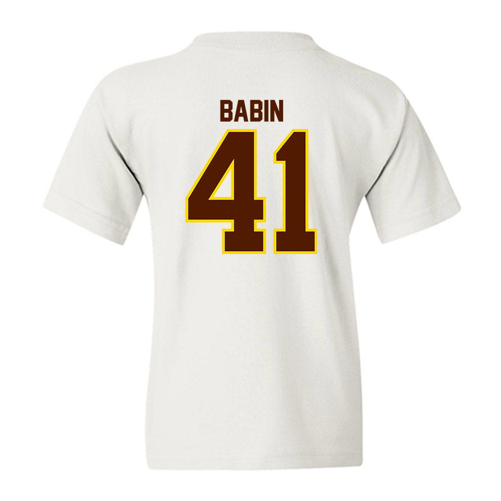 Western Michigan - NCAA Football : Maddux Babin - Classic Shersey Youth T-Shirt-1