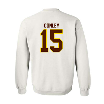 Western Michigan - NCAA Football : Cade Conley - Classic Shersey Crewneck Sweatshirt-1
