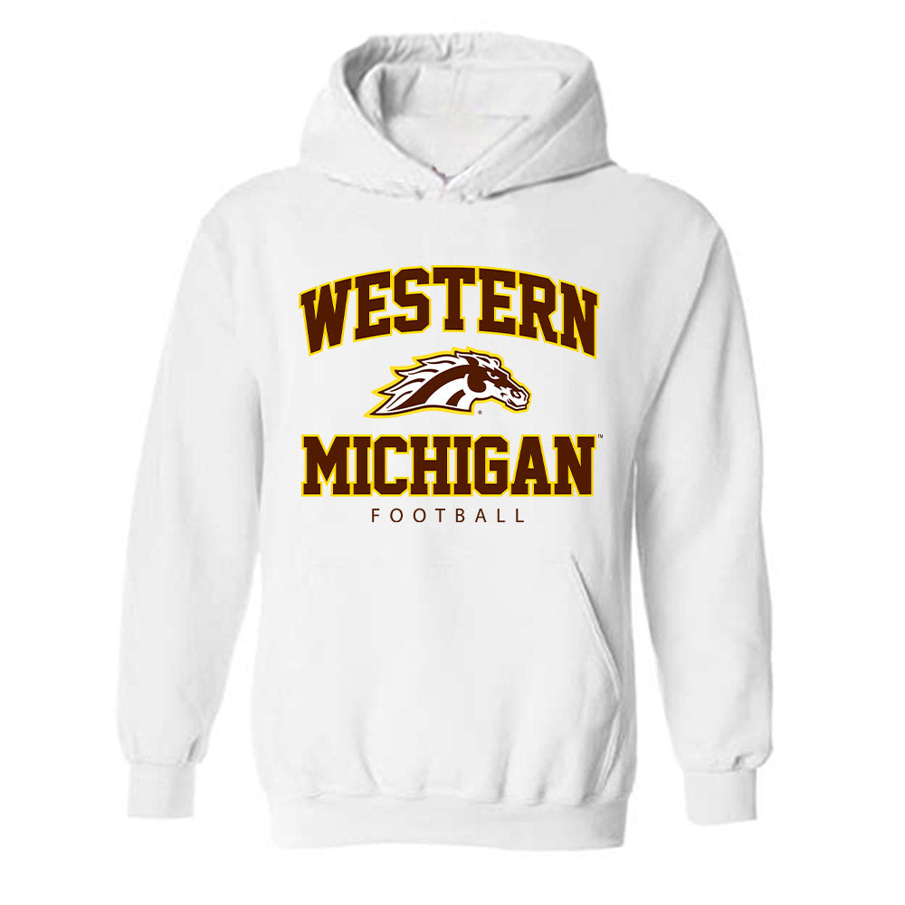 Western Michigan - NCAA Football : Christian Leary - Classic Shersey Hooded Sweatshirt-0