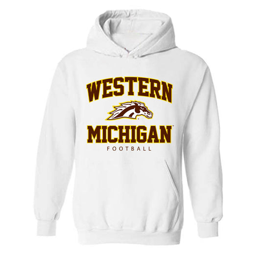 Western Michigan - NCAA Football : Zachary Vaughan - Classic Shersey Hooded Sweatshirt-0