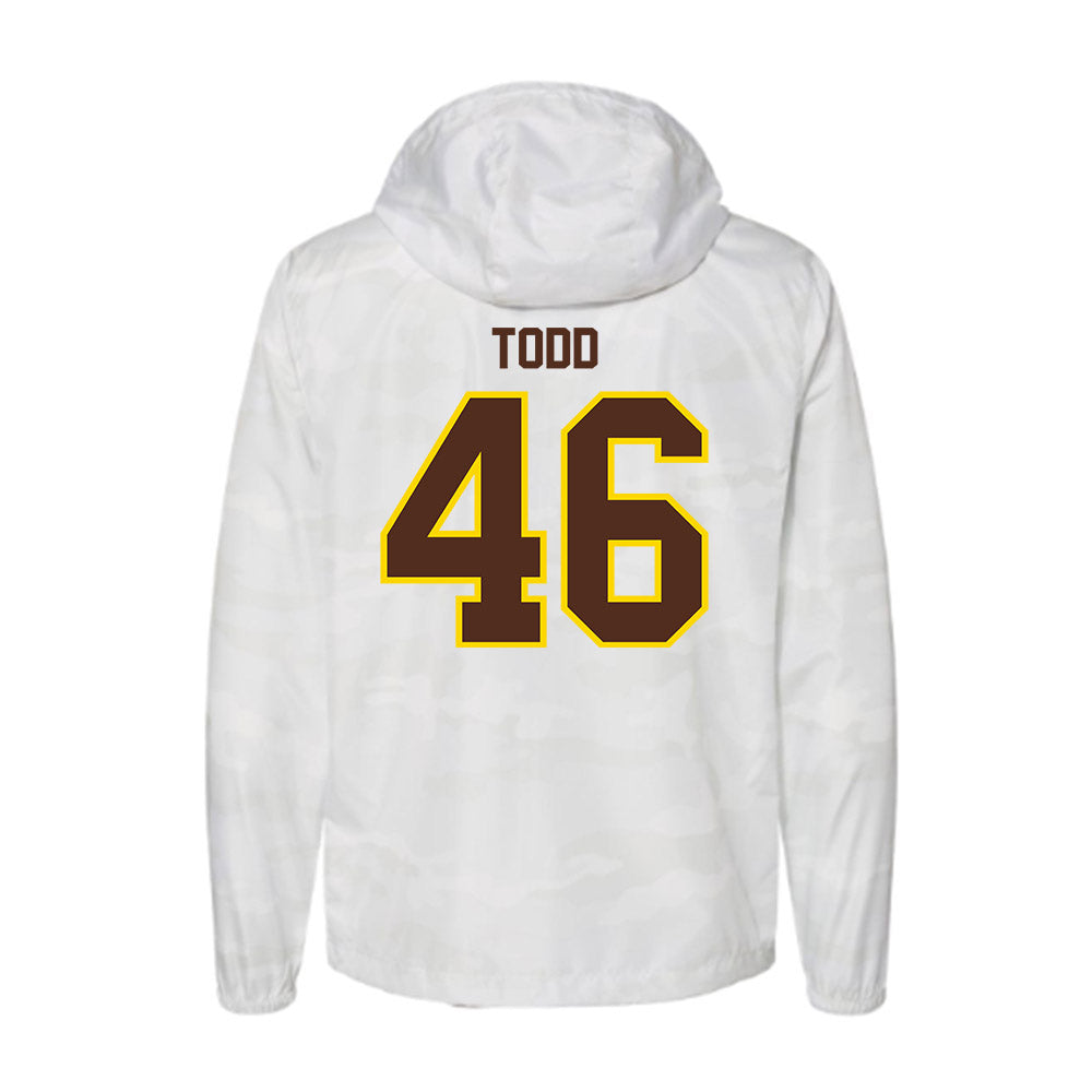 Western Michigan - NCAA Football : RJ Todd - Windbreaker-1