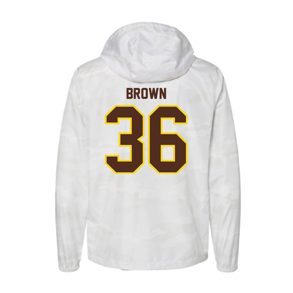 Western Michigan - NCAA Football : Freddy Brown - Windbreaker-1