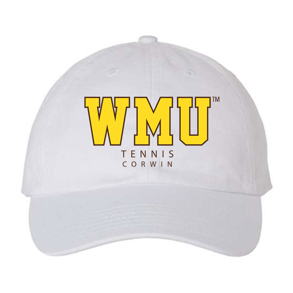 Western Michigan - NCAA Men's Tennis : Oscar Corwin - Dad Hat-0