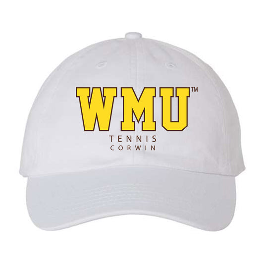 Western Michigan - NCAA Men's Tennis : Oscar Corwin - Dad Hat-0