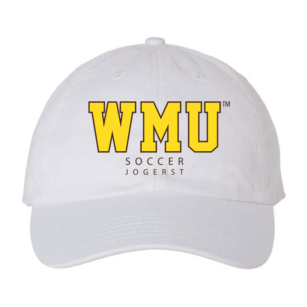 Western Michigan - NCAA Men's Soccer : Adrian Jogerst - Dad Hat-0