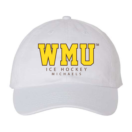 Western Michigan - NCAA Men's Ice Hockey : Owen Michaels - Dad Hat-0