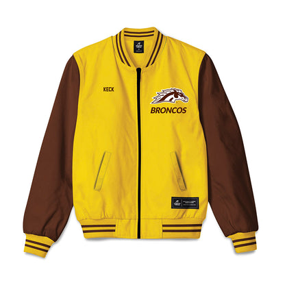 Western Michigan - NCAA Men's Tennis : Jonas Keck - Bomber Jacket-0