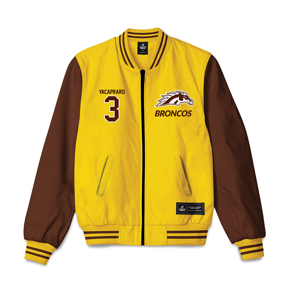 Western Michigan - NCAA Softball : Emily Yacapraro - Bomber Jacket-0