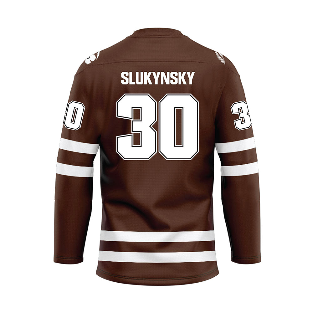 Western Michigan - NCAA Men's Ice Hockey : Hampton Slukynsky - Hockey Jersey-1