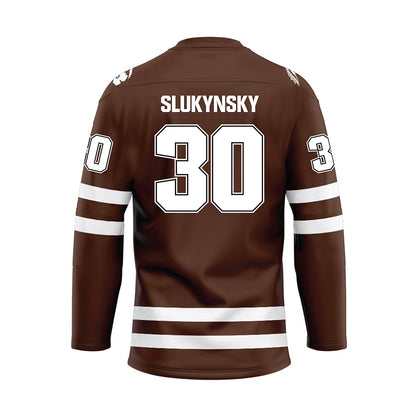 Western Michigan - NCAA Men's Ice Hockey : Hampton Slukynsky - Hockey Jersey-1