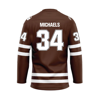 Western Michigan - NCAA Men's Ice Hockey : Owen Michaels - Hockey Jersey-1