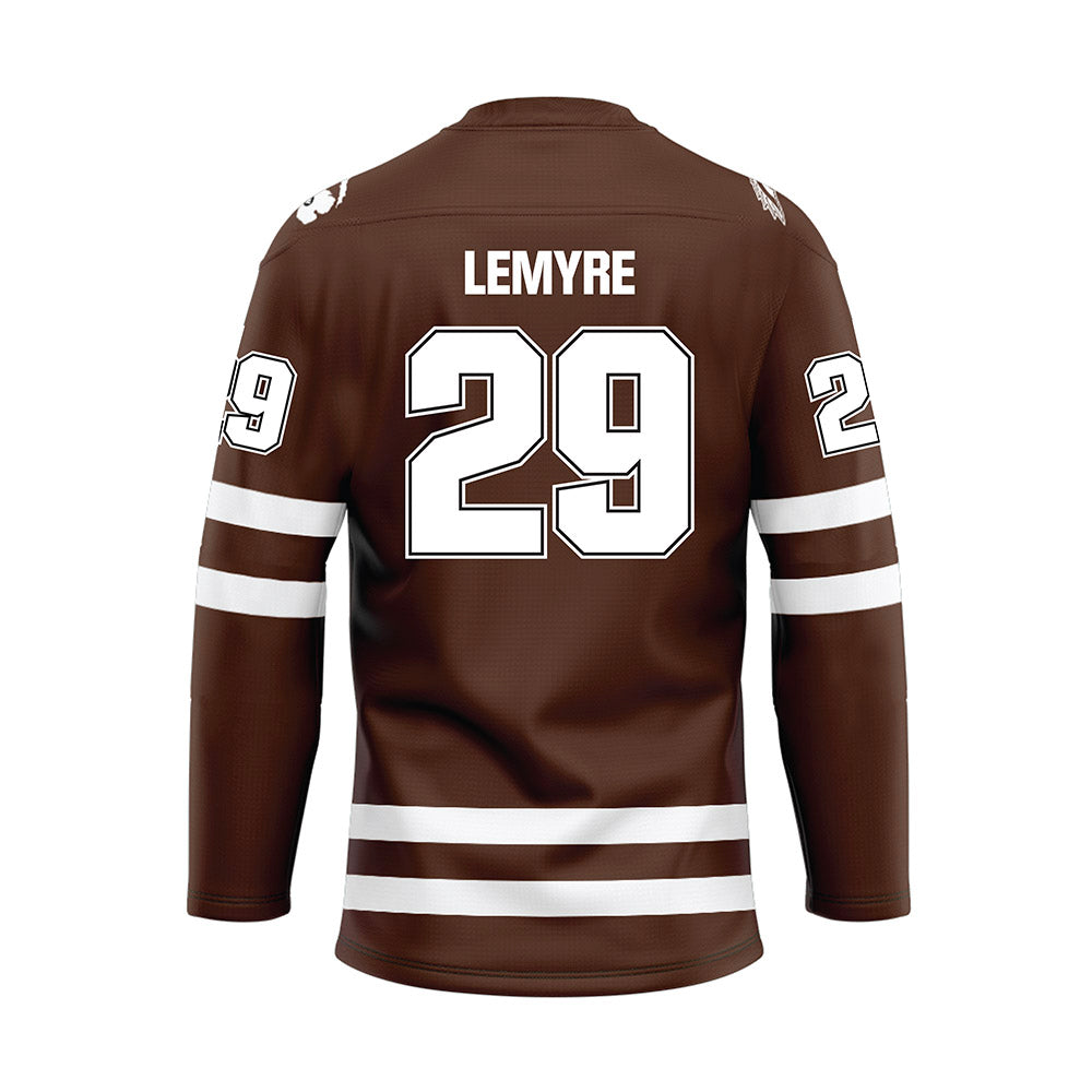 Western Michigan - NCAA Men's Ice Hockey : Tristan Lemyre - Hockey Jersey-1