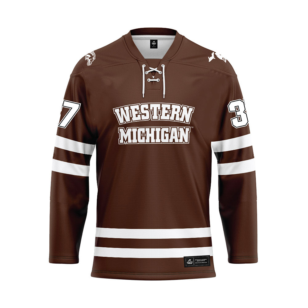 Western Michigan - NCAA Men's Ice Hockey : Zach Bookman - Hockey Jersey-0
