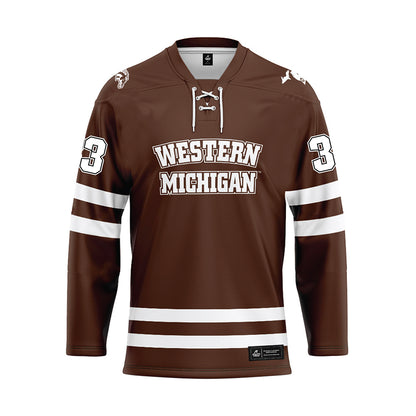 Western Michigan - NCAA Men's Ice Hockey : Samuel Sjolund - Hockey Jersey-0