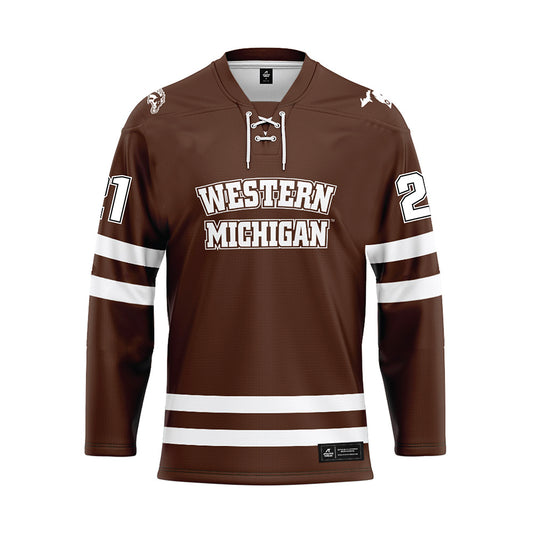 Western Michigan - NCAA Men's Ice Hockey : Ryan Kusler - Hockey Jersey-0