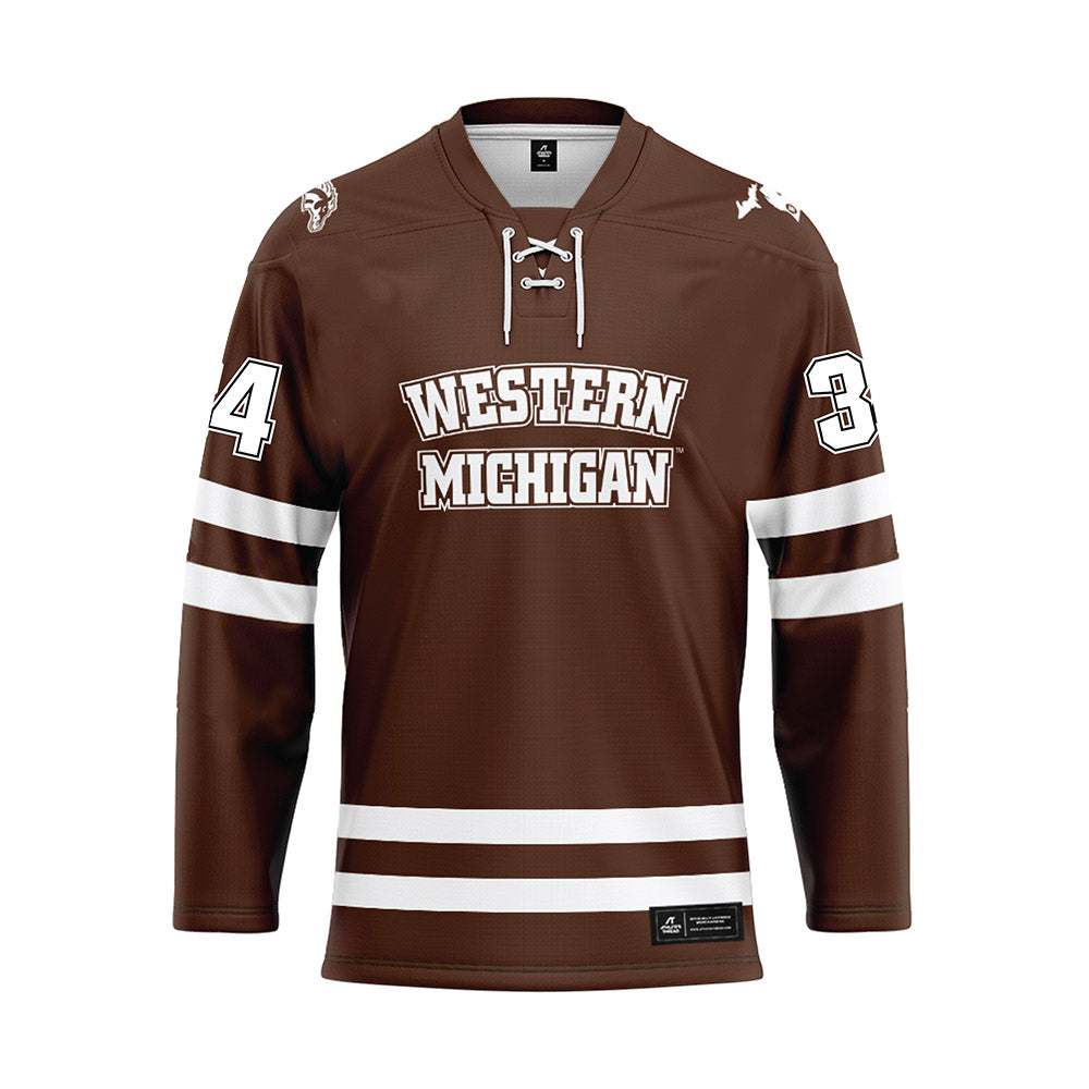 Western Michigan - NCAA Men's Ice Hockey : Owen Michaels - Hockey Jersey-0