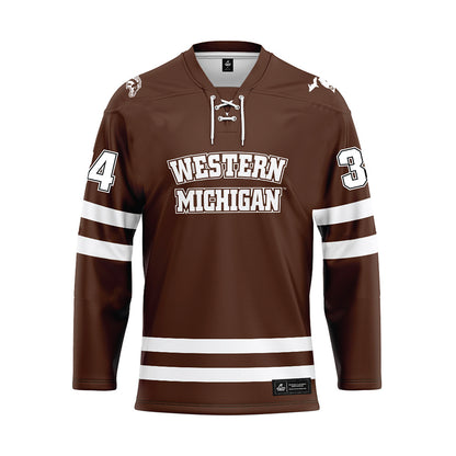 Western Michigan - NCAA Men's Ice Hockey : Owen Michaels - Hockey Jersey-0