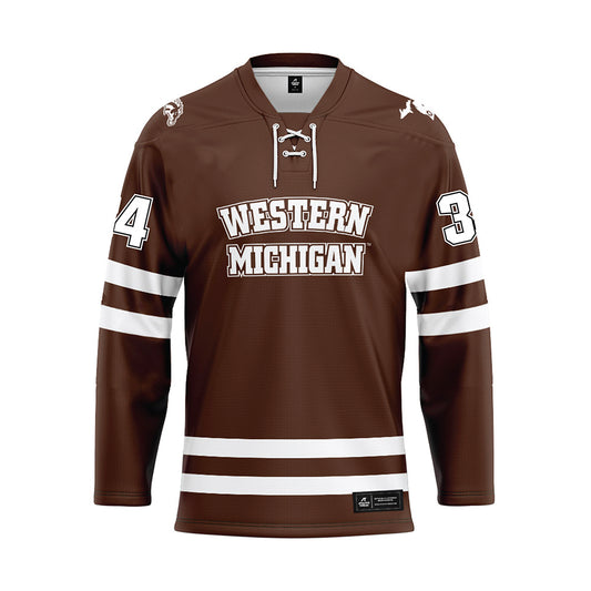Western Michigan - NCAA Men's Ice Hockey : Owen Michaels - Hockey Jersey-0