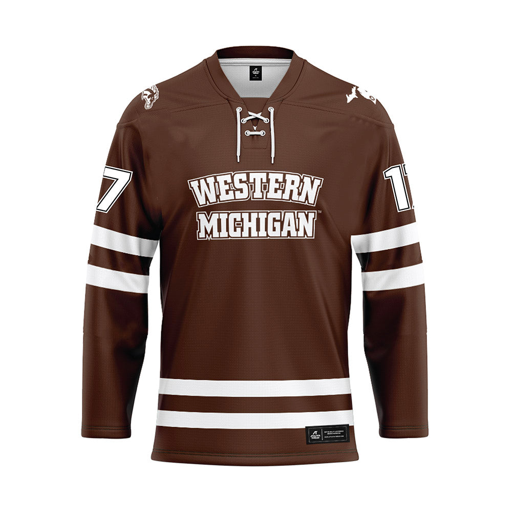 Western Michigan - NCAA Men's Ice Hockey : Ty Henricks - Hockey Jersey-0